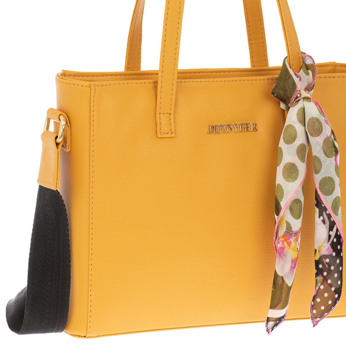 Bolsa Jennyfer modelo 9542-2 tote color mostaza