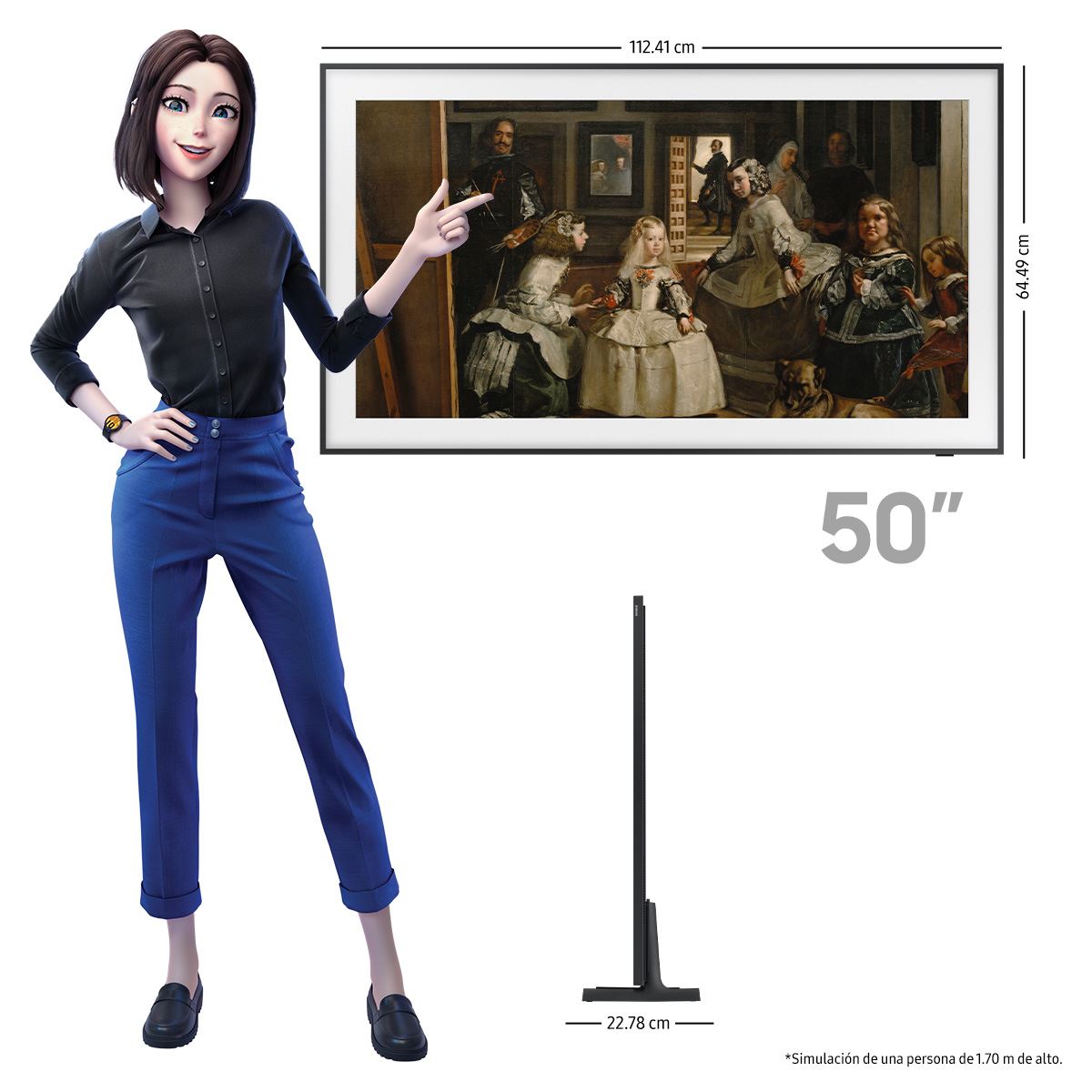 Pantalla Samsung 50 Pulgadas 4K QN50LS03DAFXZX