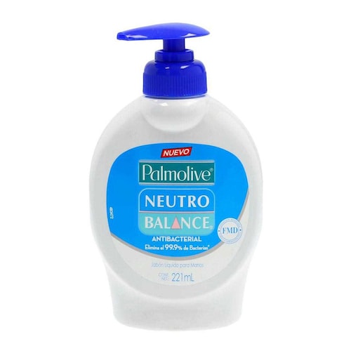 Jabón líquido Palmolive antibacterial para manos.