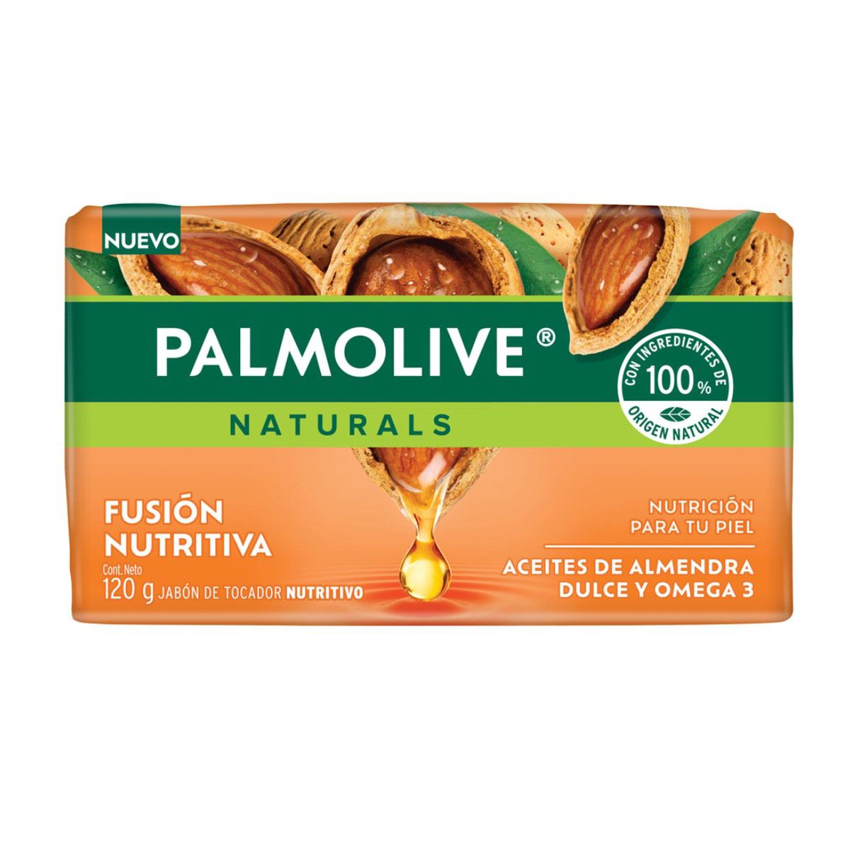 Jabón en Barra Palmolive Naturals Fusión Nutritiva 120g