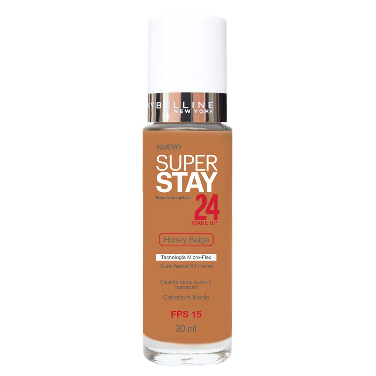 Base de Maquillaje Maybelline New York Super Stay 24 H Honey Beige 30ml