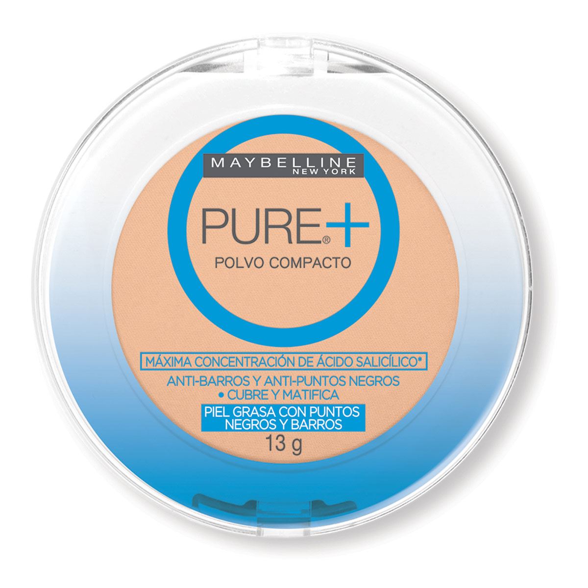 Maquillaje en Polvo Maybelline Pure Plus Crema Claro