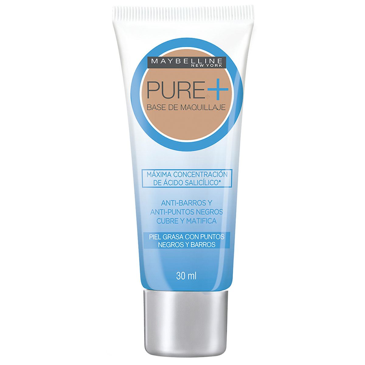 Base de Maquillaje Maybelline New York Pure + Natural 30ml