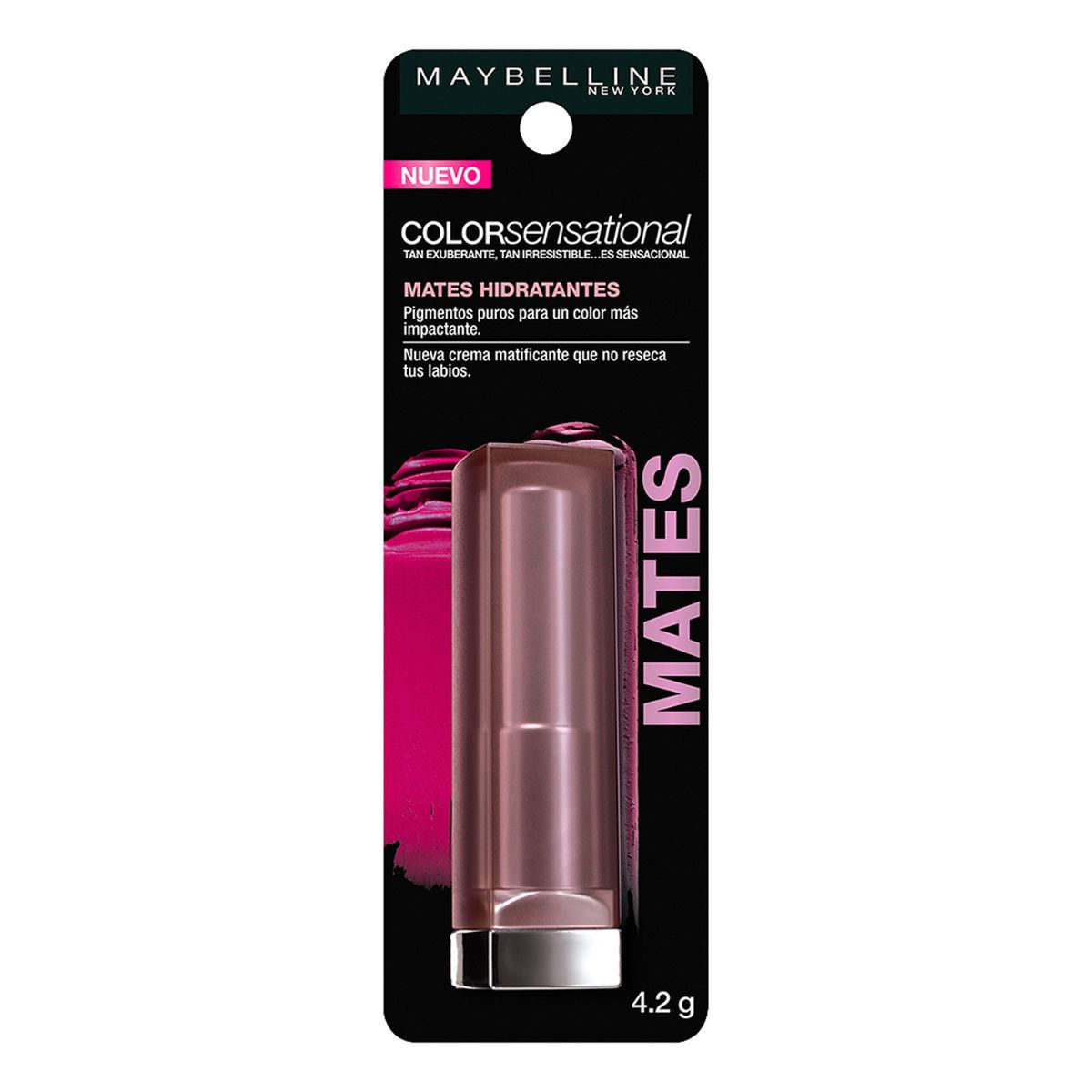 Labial Maybelline New York Color Sensational Divine Wine 4.2g