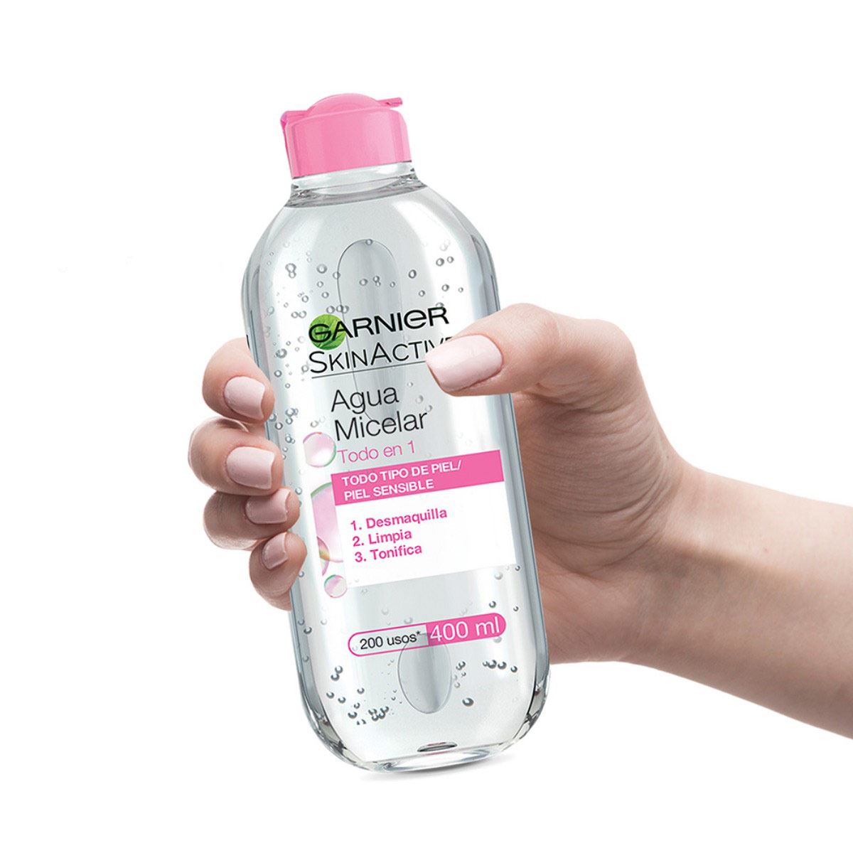 Agua Micelar Desmaquillante para Todo Tipo De Piel Garnier 400 ml