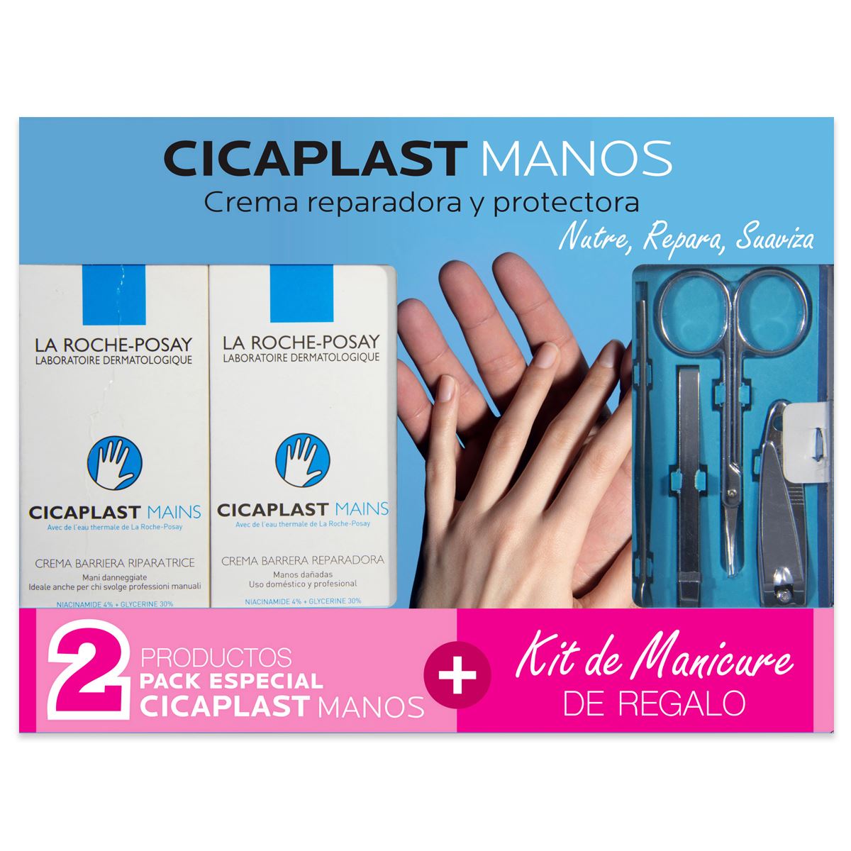 Cicaplast Manos 20&#37; + Kit Manic 16