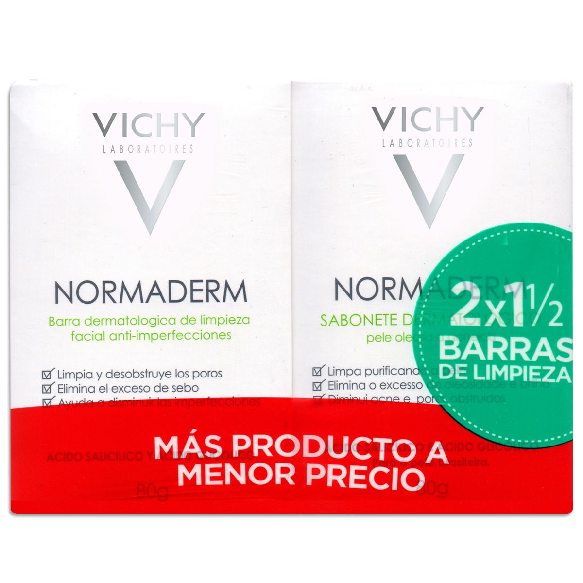 Vichy Normaderm Promo Duobarras