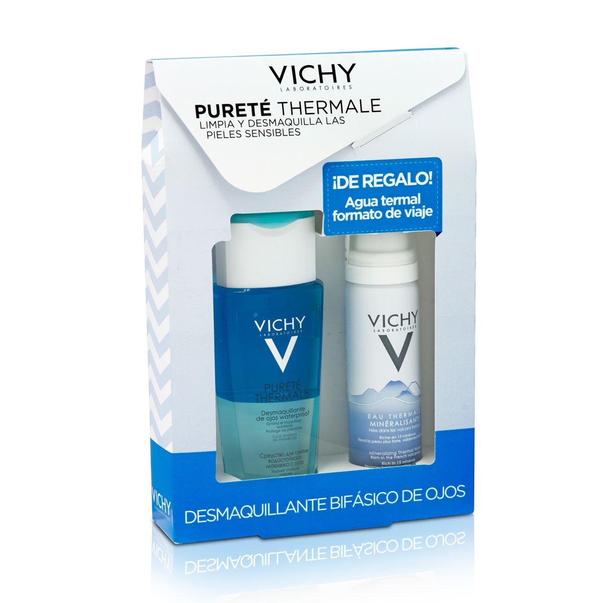 Vichy Purete Thermal Agua Thermal + Demaquillante Ojos