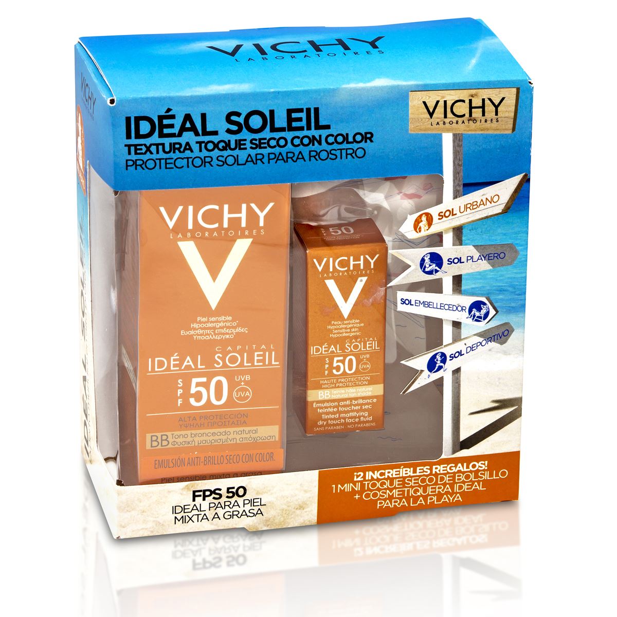 Vichy Ideal Soleil Verano Toque Seco bb + Gwp