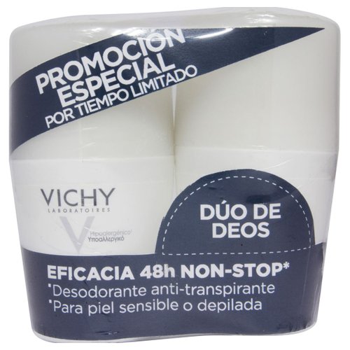 Vichy Dúo Desodorante Piel Sensible o delicada 48 Hrs