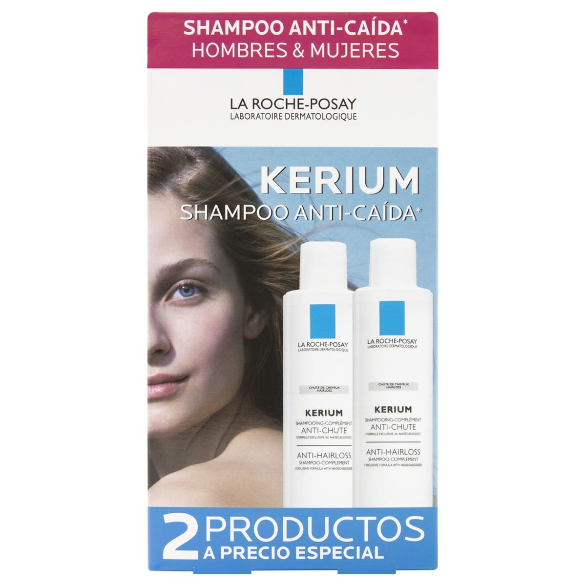 Pack Kerium Shampoo Ac 200ml 2 X 1.5