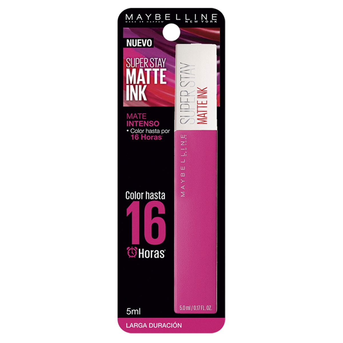 Labial Líquido Maybelline New York Super Stay Matte Ink Romantic 5ml