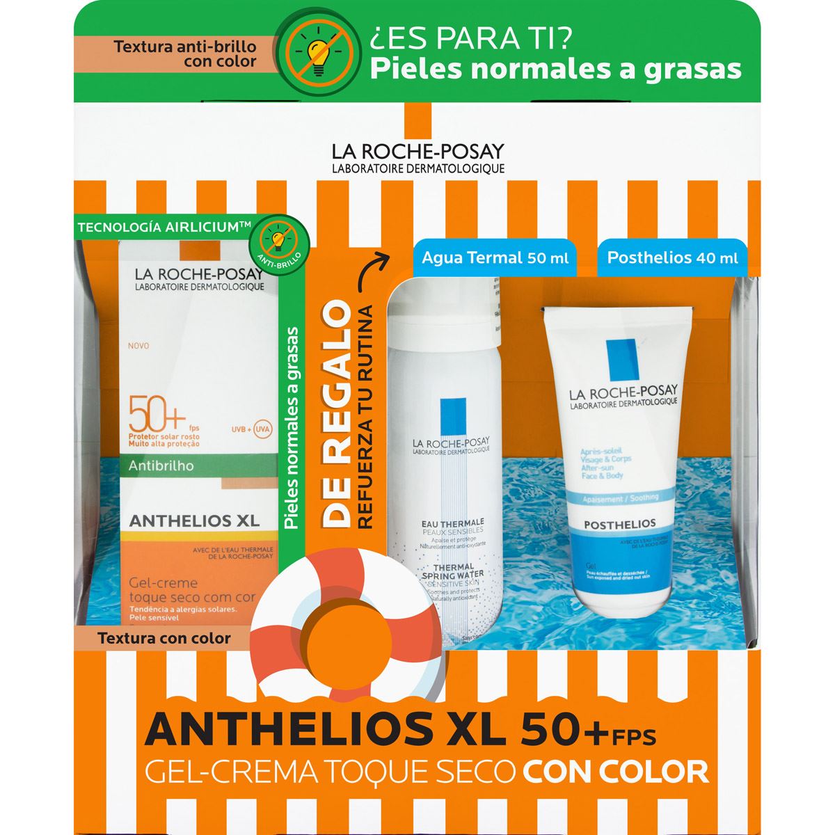 Pack Anthelios Xl Toque Seco Color Fps 50&#43;