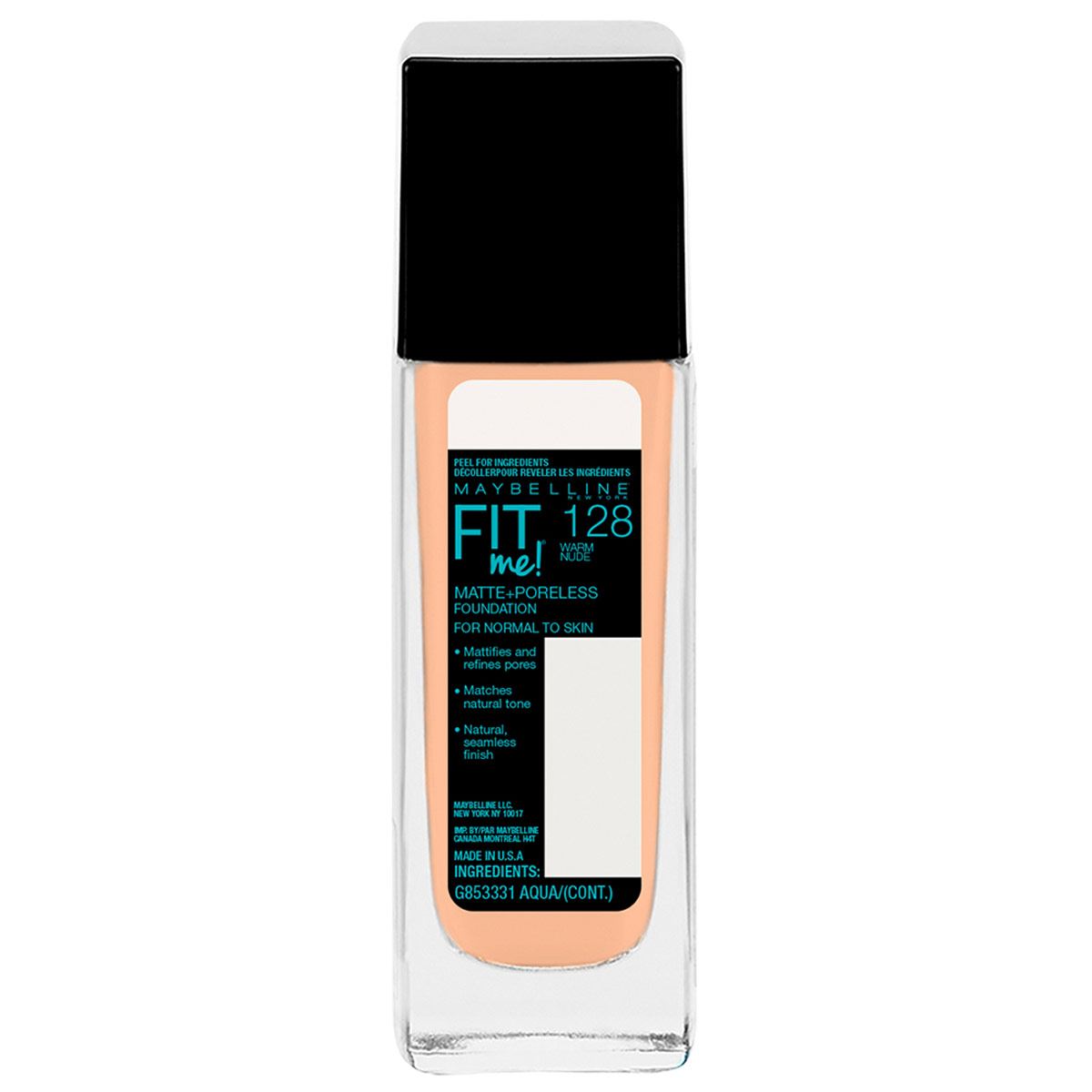 Base de Maquillaje Maybelline New York Fit Me! 128 Warm Nude 30ml
