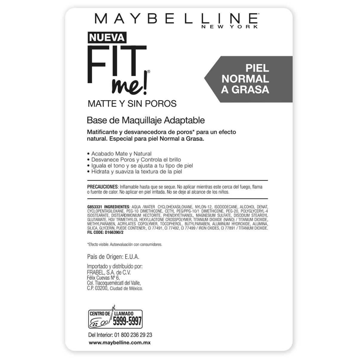 Base de Maquillaje Maybelline New York Fit Me! 128 Warm Nude 30ml