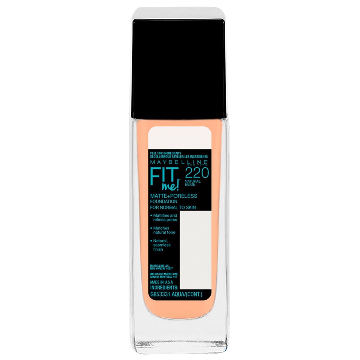 Base de Maquillaje Maybelline New York Fit Me! 220 Natural Beige 30ml
