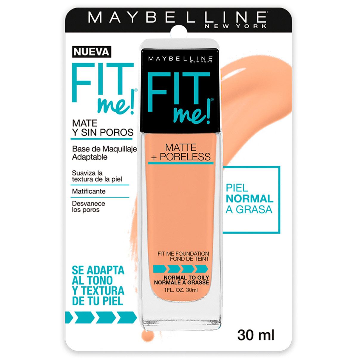 Base de maquillaje Maybelline New York Fit Me! 228 Soft Tan 30ml