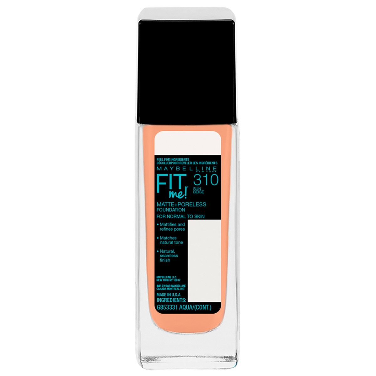 Base de Maquillaje Maybelline New York Fit Me! 310 Sun Beige 30ml