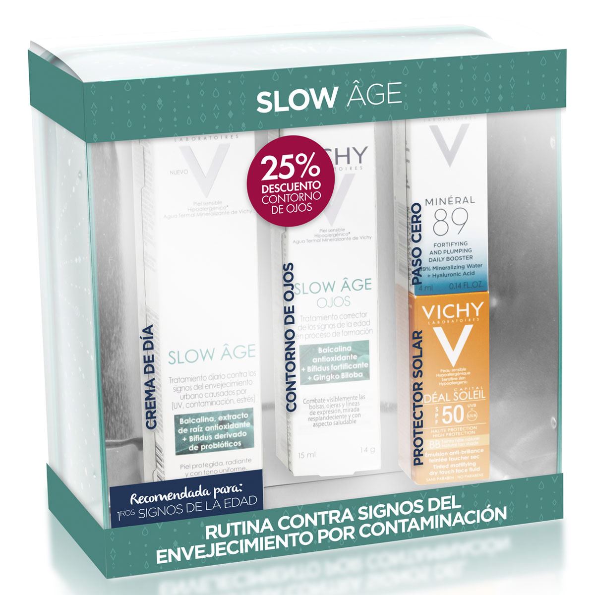 Rutina contra signos del envejecimiento Slow Age Vichy