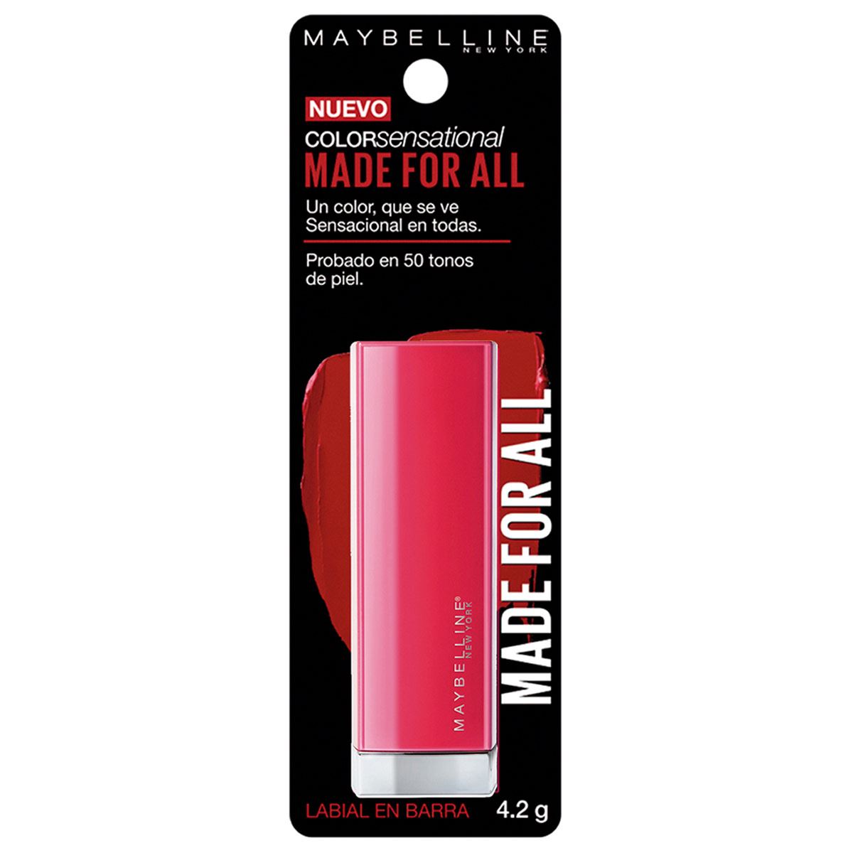 Labial Maybelline New York Color Sensational Fucsia 4.2g