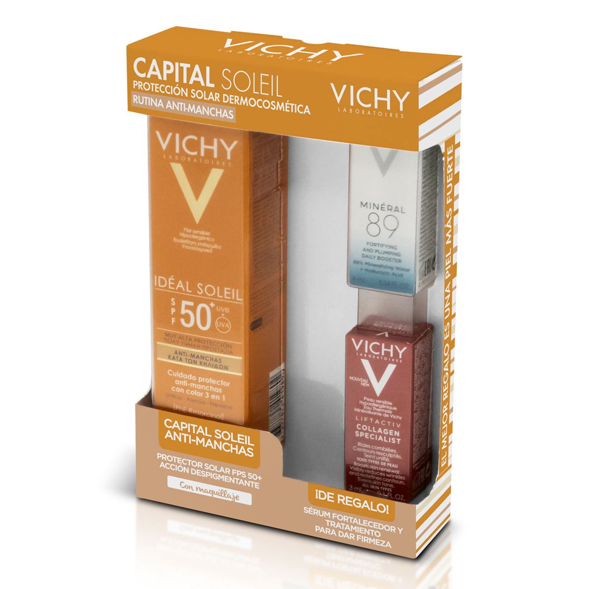Kit Vichy Protección Solar Anti-manchas FPS 50+