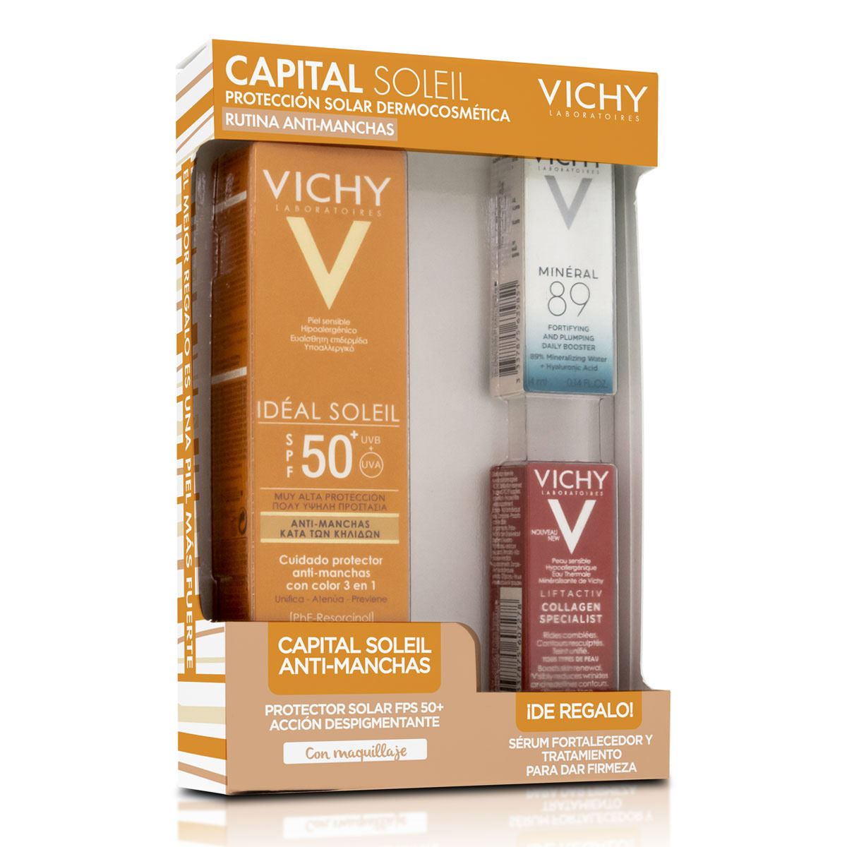 Kit Vichy Protección Solar Anti-manchas FPS 50+
