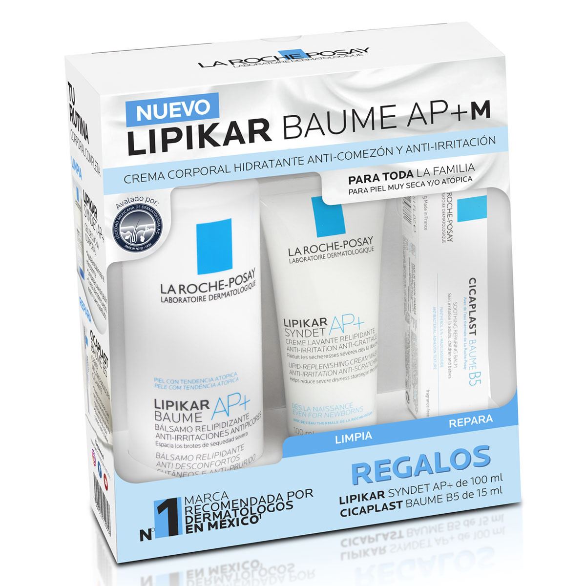 Pack Crema Corporal Hidratante Lipikar Baume AP+M 400ml
