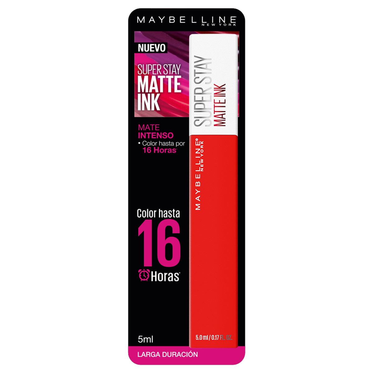 Labial Líquido Matte, Super Stay Matte Ink Spiced Edition Individualist, Maybelline NY