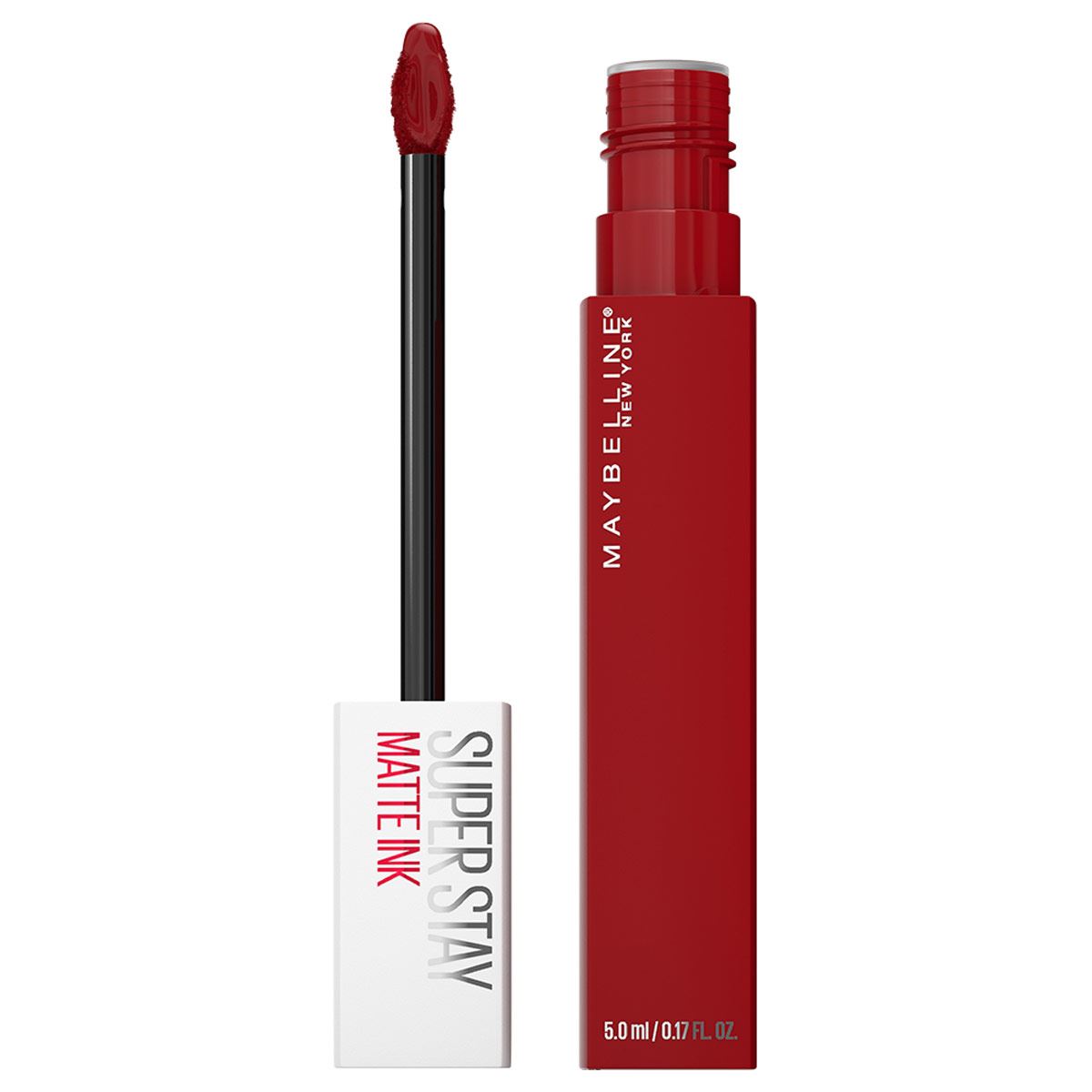 Labial Líquido Matte, Super Stay Matte Ink Spiced Edition Exhilarator, Maybelline NY