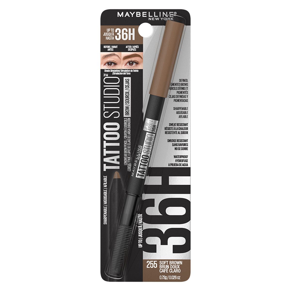 Maybelline Tatto Brow Pencil tono Deep Brown