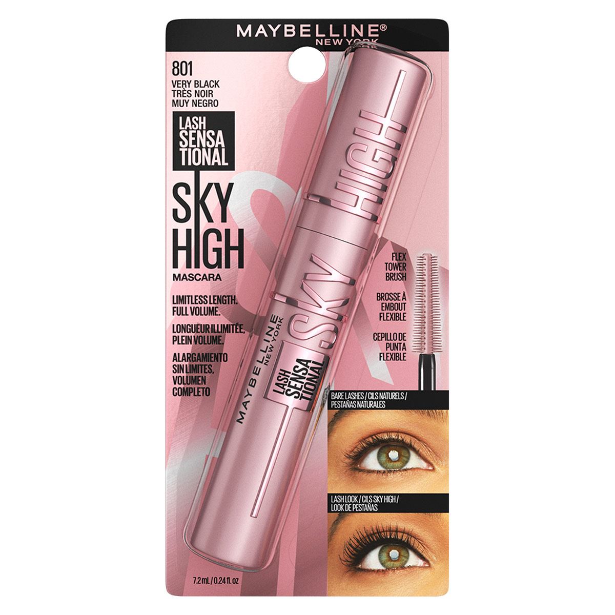 Máscara para Pestañas Lash Sensational Sky High Lavable Maybelline New York