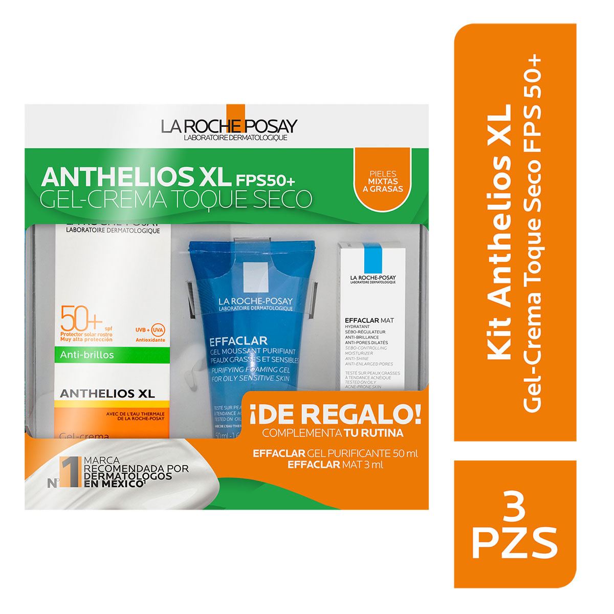 Kit Protector Solar Para Piel Mixta A Grasa Anthelios + 2 Regalos