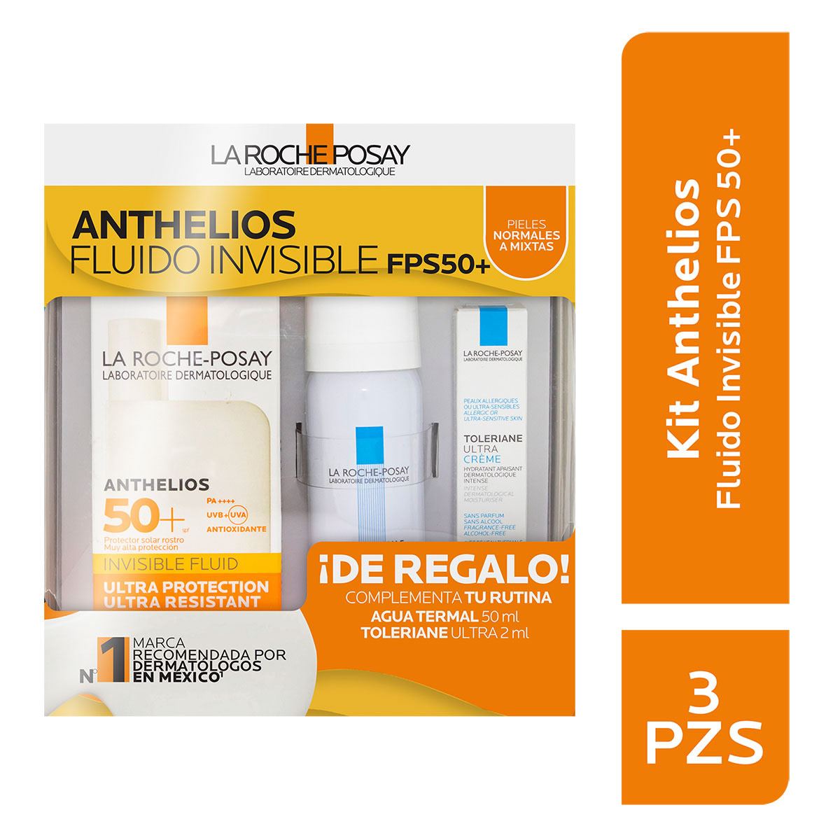 Kit Protector Solar Piel Normal A Mixta Textura Fluida