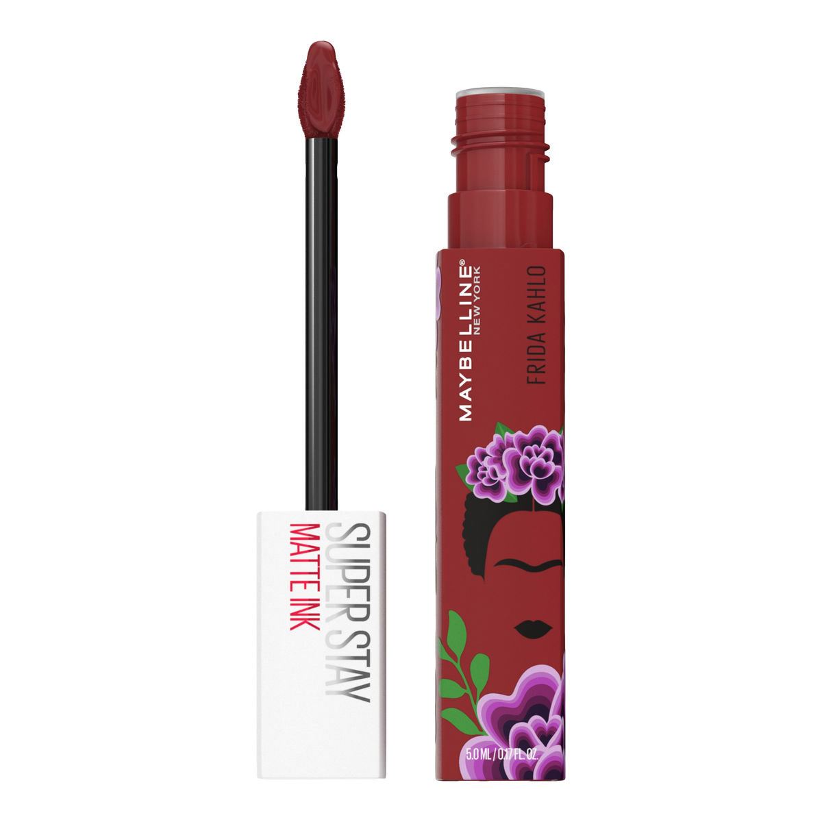 Labial Líquido Maybelline New York Super Stay x Frida Kahlo Voyager 5ml