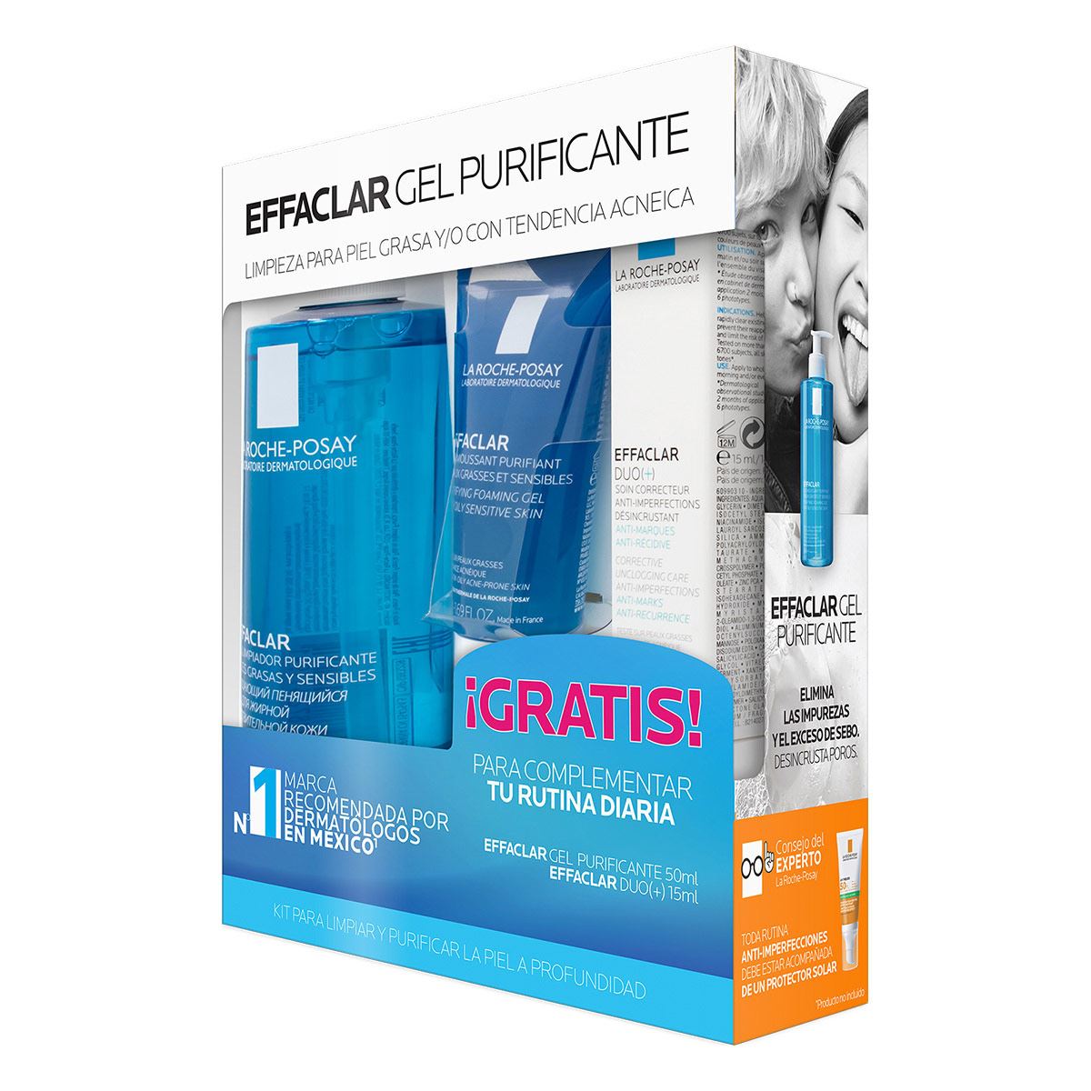 Kit Effaclar Gel limpieza para piel grasa sensible