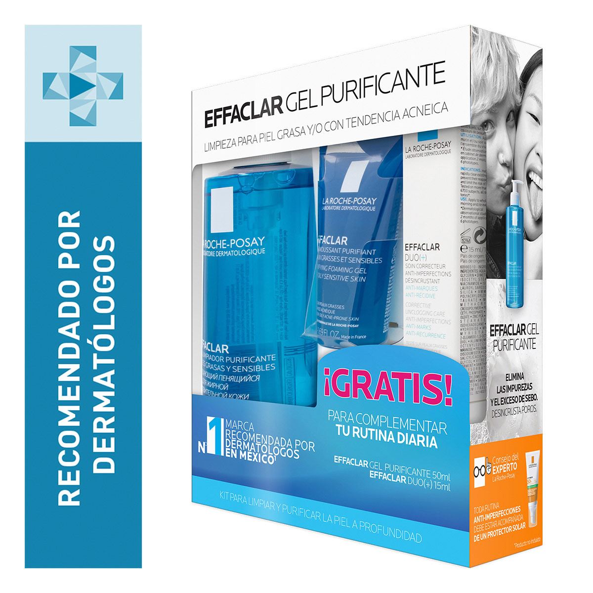Kit Effaclar Gel limpieza para piel grasa sensible