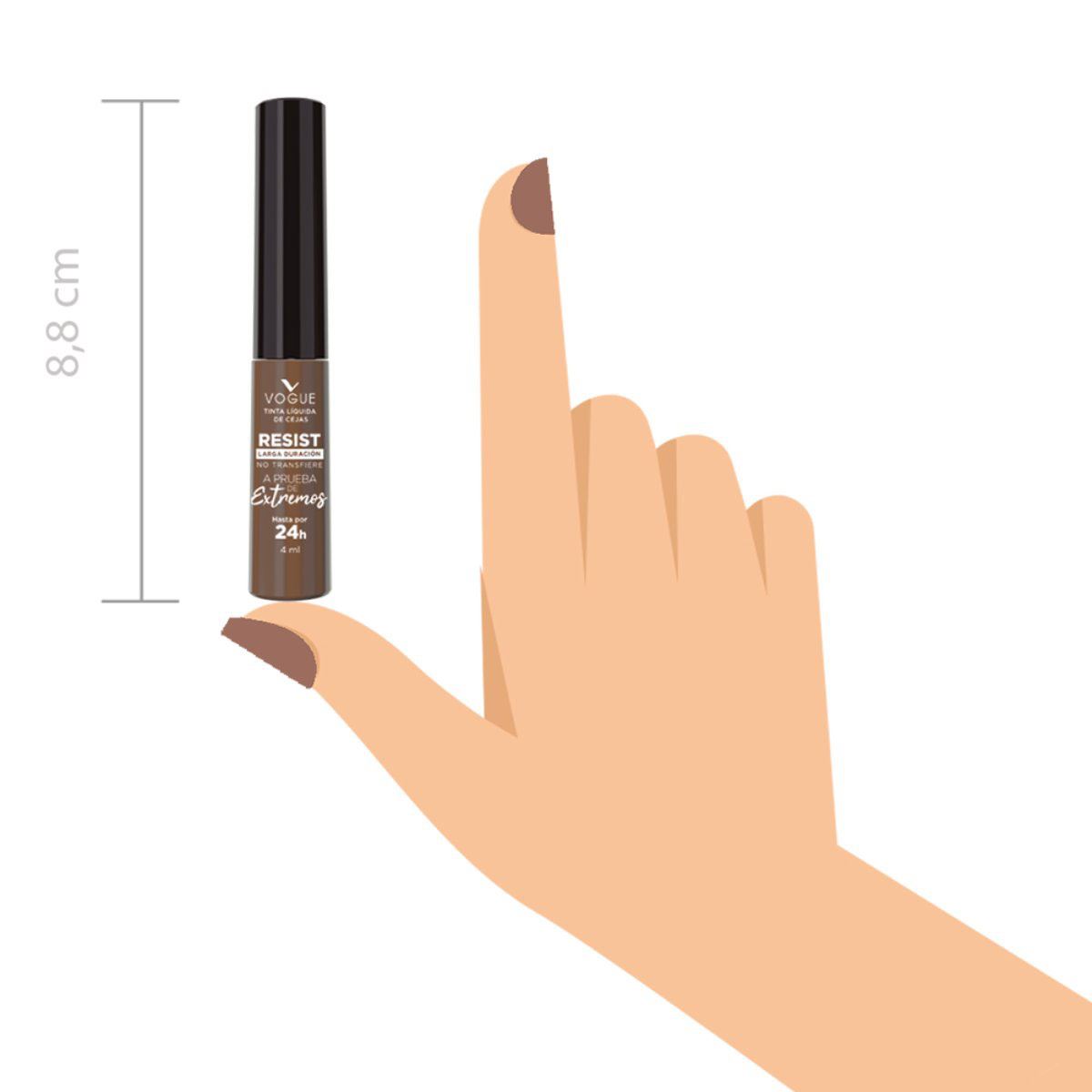 Tinte Líquido para Cejas Vogue Resist tono Camel  4ml
