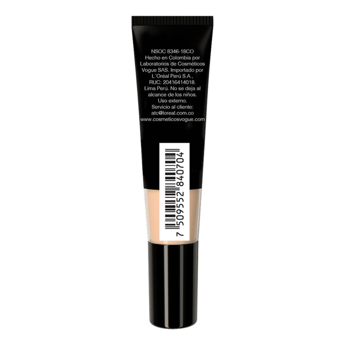 Corrector Líquido Vogue Resist Natural 7ml