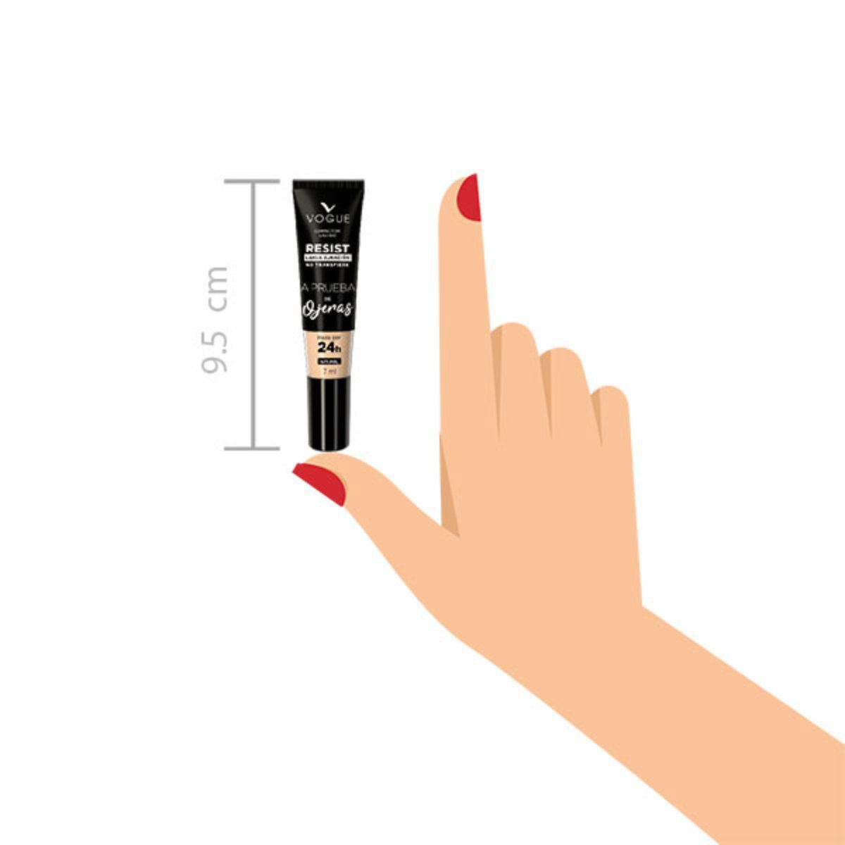 Corrector Líquido Vogue Resist Natural 7ml