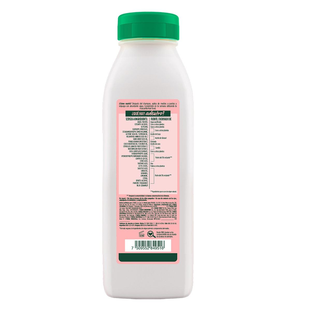 Acondicionador Garnier Fructis Hair Food Sandía 300ml