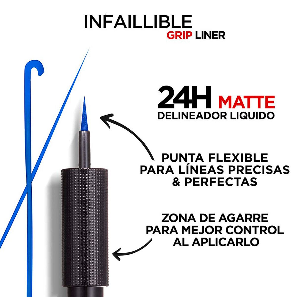 Delineador de Ojos Infallible Liquid Matte 02 Blue