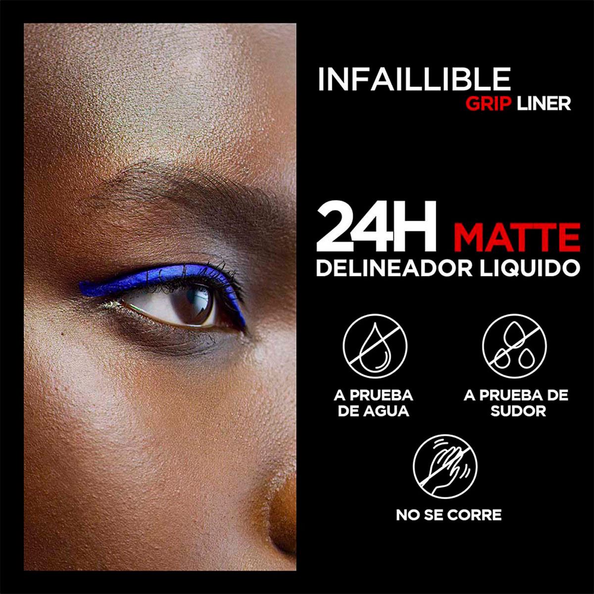 Delineador de Ojos Infallible Liquid Matte 02 Blue