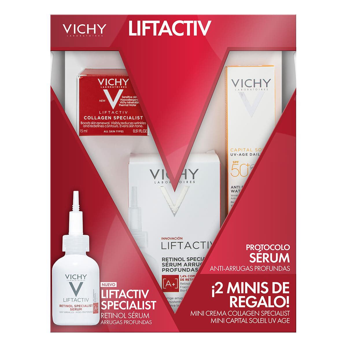 Kit Vichy Retinol Protocolo Arrugas Profundas Xmas 2023