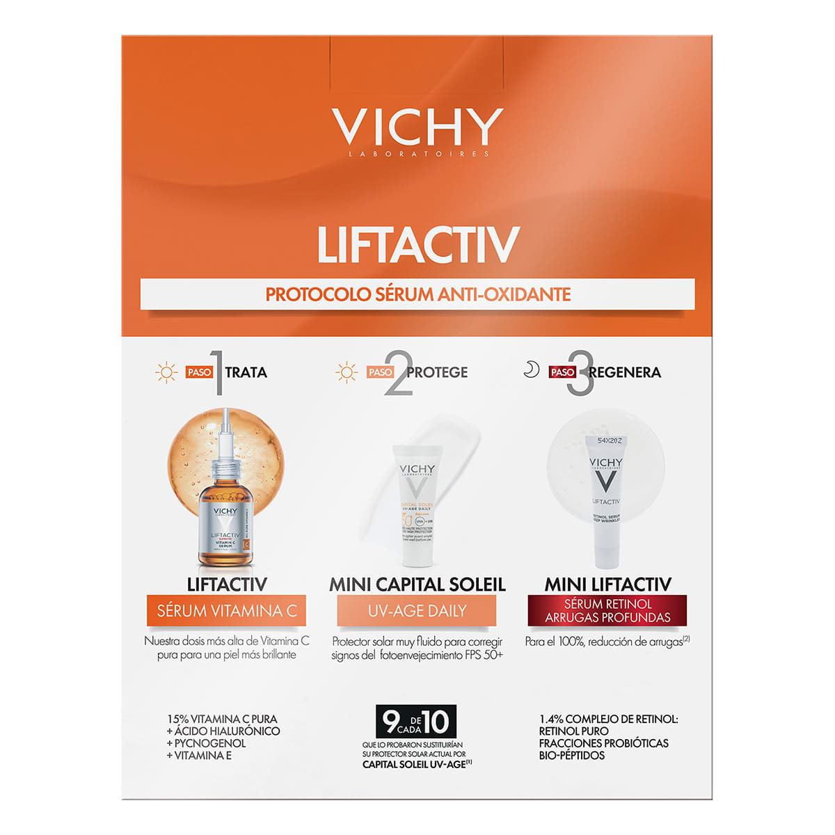 Kit Vichy Vitamin C Protocolo Anti-Oxidante Xmas 2023