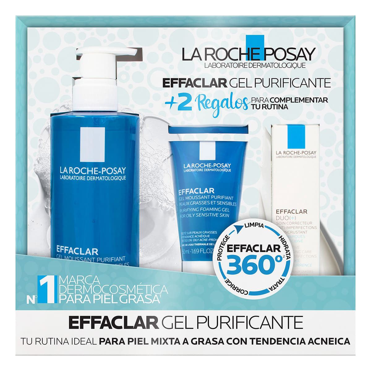 Kit Effaclar Gel limpieza para piel grasa