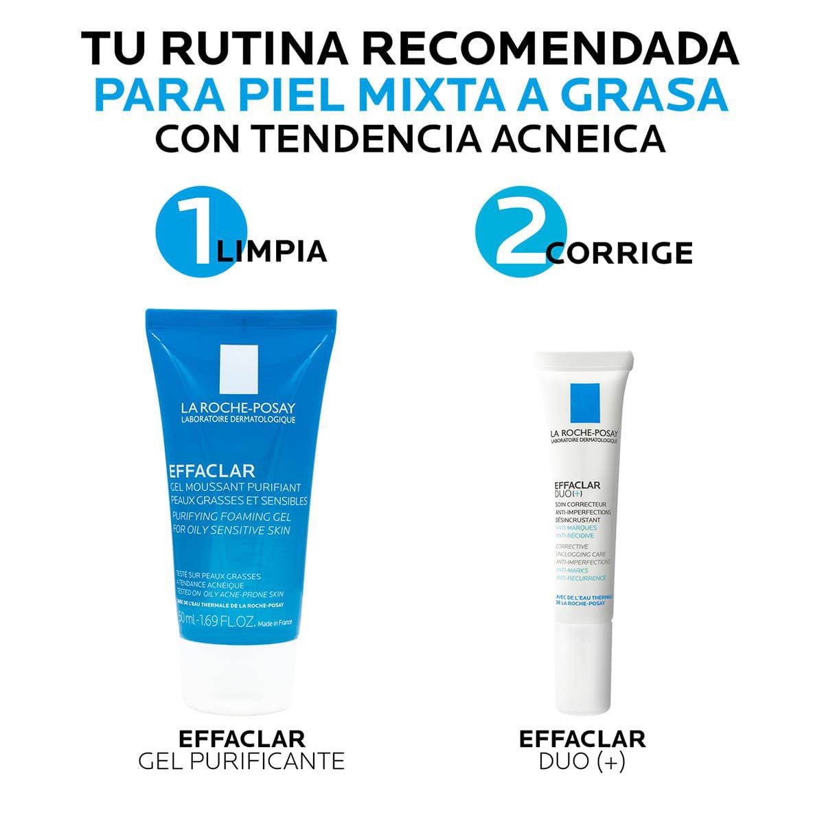 Kit Effaclar Gel limpieza para piel grasa