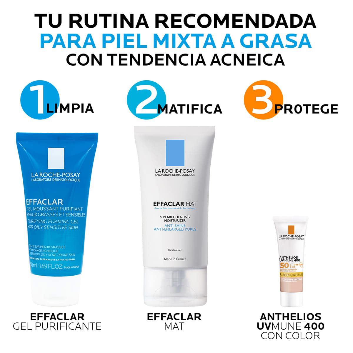Kit Effaclar Mat para poros dilatados con efecto matificante