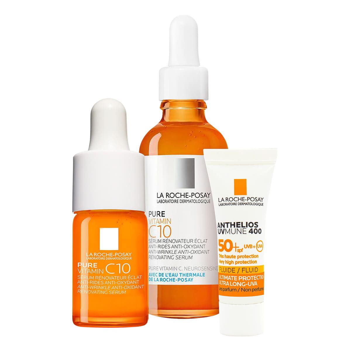 Pack La Roche Posay Pure Vitamin C10 Serum 30ml + Mini PVC 10 + Anthelios Oil Control Fluido UVMune 3ml