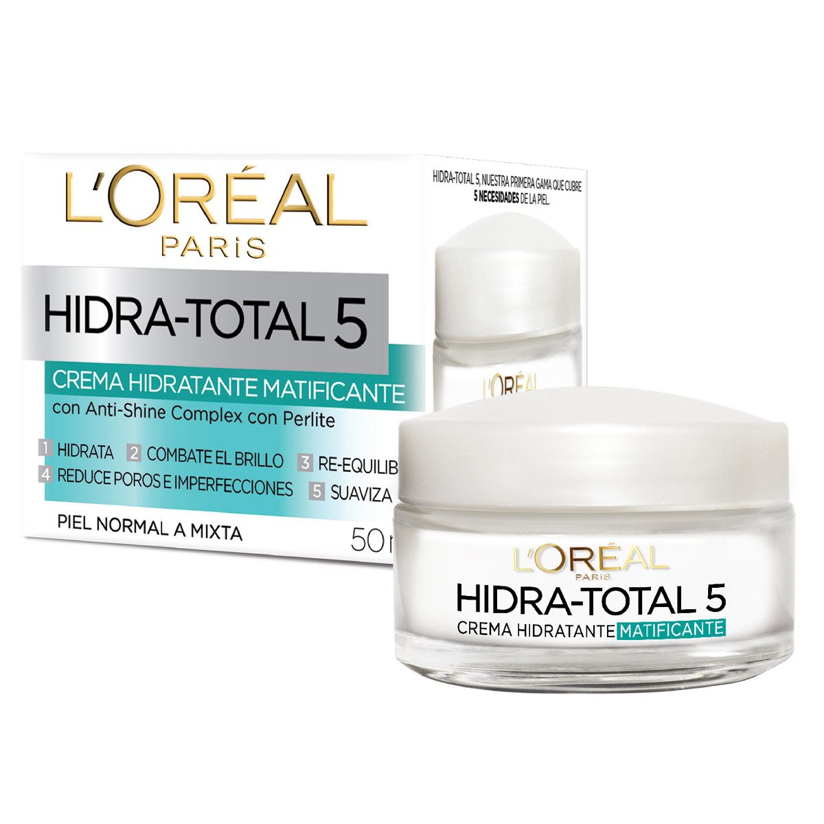 Crema Hidratante Piel Mixta Hidra Total5 L'Oréal Paris