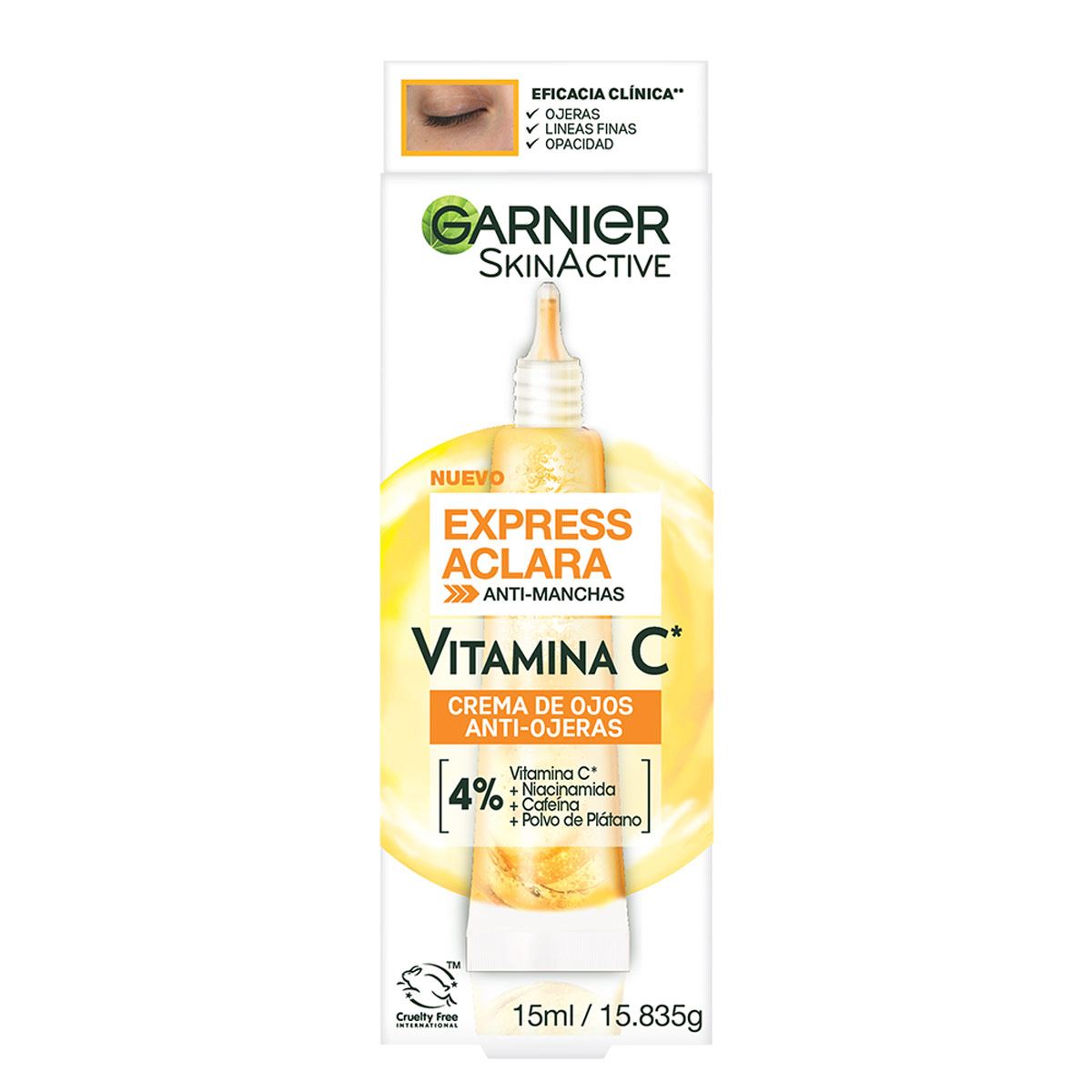 Garnier Skin Active Crema de Ojos Anti-Ojeras 15ml